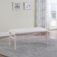 Massi Tufted Upholstered Bench Powder Pink - 401156 A-Z Store Nadia