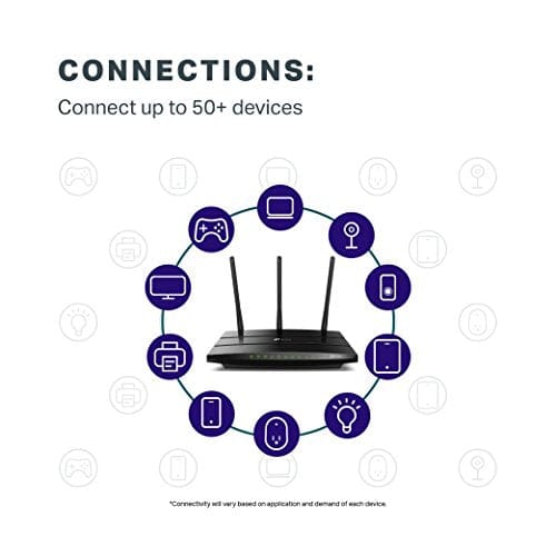 TP-Link AC1750 Smart WiFi Router - Dual Band Gigabit Wireless Internet Router for Home, Works with Alexa, VPN Server, Parental Control&QoS(Archer A7): Computers & Accessories