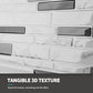 Art3d 11.8"x 11.8" Peel and Stick Vinyl Tiles, Self Adhesive Removable Stick On Kitchen Backsplash, Marble White (10-Sheet) MEGA