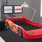 Delta Children Disney/Pixar Cars Lightning McQueen Toddler-to-Twin Bed with Toy Box Snooze 6 inch Memory Foam Twin Mattress (Bundle) EBUYSTT