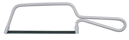 Eclipse 6" Junior Hacksaw with Epoxy Coated Steel Frame. 0.25" Thickness, 2.625" Width, 10.5" Length, 32tpi Metal Cutting Blade Included, Epoxy Coated Steel Frame - 70-14JR MEGA