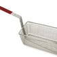 Royal Industries French Fry Basket, Red Plastic Coated Handle, Regardless of whether you're frying crinkle-cut or waffle fries or mozzarella sticks customers will love the crispy crunch and delicious taste of these deep fried favorites-RoyFB1265PH Hannah's Variety Store
