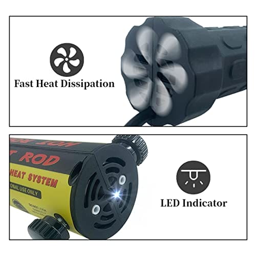 Solary Magnetic Induction Heater Kit, 1000W 110V Flameless Induction Heater with 4 Coil for Rusty Screw Removing EBUYSTT