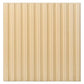 Art3d Slat Wall Panel, 3D Fluted Textured Panel 12-Tile 19.7 x 19.7in. - Oak MEGA