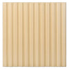 Art3d Slat Wall Panel, 3D Fluted Textured Panel 12-Tile 19.7 x 19.7in. - Oak