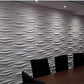 Art3d Decorative PVC 3D Wall Panels, 32 Square Feet, Wave 2 MEGA