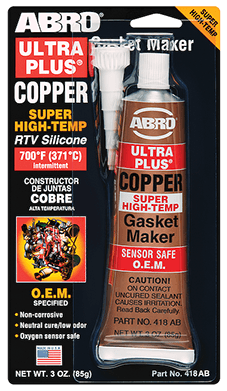 ABRO Ultra Plus® Copper RTV Silicone Gasket Maker (MABRO051 )