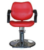 Salon Style Tattoo Spa Beauty Equipment Barber Chair Styling Chair Hydraulic Heavy Duty Leather Swivel Classic Hair Salon Chair for Hair Stylist Women Man, Red - B0829N6RB9