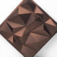 Art3d Textures 3D Wall Panels Antique Copper Diamond Design for Interior Wall Decor Pack of 12 Tiles 32 Sq Ft (PVC) MEGA