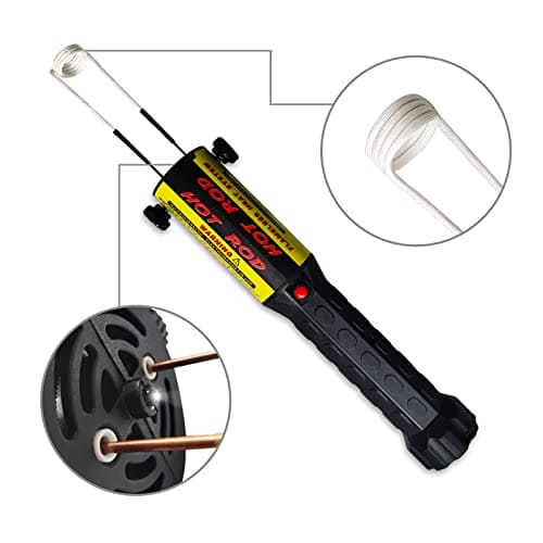 Solary Magnetic Induction Heater Kit, 1000W 110V Flameless Induction Heater with 4 Coil for Rusty Screw Removing EBUYSTT