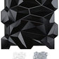 Art3d PVC 3D Diamond Wall Panel Jagged Matching-Matt Black, for Residential and Commercial Interior Decor MEGA