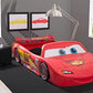 Delta Children Disney/Pixar Cars Lightning McQueen Toddler-to-Twin Bed with Toy Box Snooze 6 inch Memory Foam Twin Mattress (Bundle) EBUYSTT