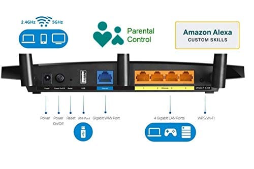 TP-Link AC1750 Smart WiFi Router - Dual Band Gigabit Wireless Internet Router for Home, Works with Alexa, VPN Server, Parental Control&QoS(Archer A7): Computers & Accessories ebuystt