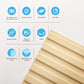 Art3d Slat Wall Panel, 3D Fluted Textured Panel 12-Tile 19.7 x 19.7in. - Oak MEGA