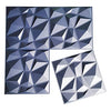 Art3d 3D Paneling Textured 3D Wall Design, Blue Diamond, 19.7