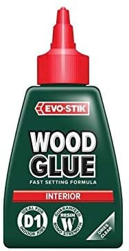 Evo Stik Wood Resin with Adhesive, Dries Fast, Dries Clear, For All Types of Wood - 501-15/20