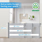 78 Inch Extra Wide Retractable Baby Gate for Large Opening Child Safety Indoor/Outdoor Retractable Mesh 34" Tall for Doorways, Stairs, Hallways, Gray EBUYSTT
