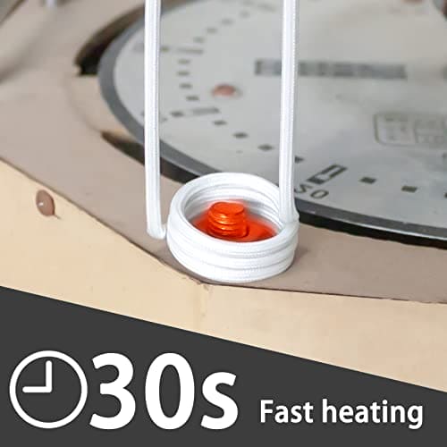 Solary Magnetic Induction Heater Kit, 1000W 110V Flameless Induction Heater with 4 Coil for Rusty Screw Removing EBUYSTT
