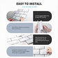 Art3d Peel and Stick Backsplash, 14x12 Subway Tiles, White Faux Ceramic Tiles (10 Tiles, Thicker Version) MEGA