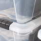 IRIS USA TB Clear Stack & Pull Storage Box, 5 Qt, 10 Count ebuystt