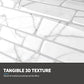 Art3d 10-Sheet Peel and Stick Backsplash, 12 in. x 12in. White Marble Design MEGA