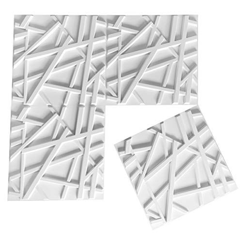 Art3d A10045 3D Wall Panels, White MEGA