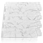Art3d 10-Sheet Peel and Stick Backsplash, 12 in. x 12in. White Marble Design MEGA
