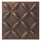 Art3d Texture 3D Wall Panels, PVC Wall Panels for Interior Wall Decor Pack of 12 Tiles 32 Sq Ft, Antique Copper, 19.7"x19.7" MEGA