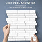 Art3d Thickened Peel and Stick Backsplash Tile Oblong in White, 10 Sheets 12x12in. MEGA