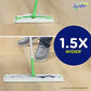 Swiffer Sweeper Dry + Wet XL Sweeping Kit, 1 Sweeper, 8 Dry Cloths, 2 Wet Cloths Swiffer
