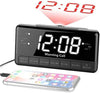 iLuv Morning Call 3, 1.2 inch Jumbo White LED Display Projection Dual Alarm Clock The purpose of an alarm clock is to tell you the time and wake you up-MORCAL3