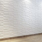 Art3d White Wall Panels Brick Design 3D Wall Panels, White, 12 Tiles 32 Sq Ft MEGA