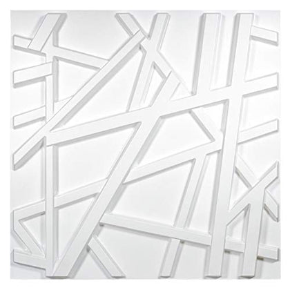 Art3d A10045 3D Wall Panels, White