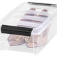 IRIS USA TB Clear Stack & Pull Storage Box, 5 Qt, 10 Count ebuystt