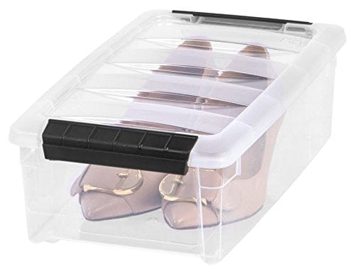 IRIS USA TB Clear Stack & Pull Storage Box, 5 Qt, 10 Count ebuystt