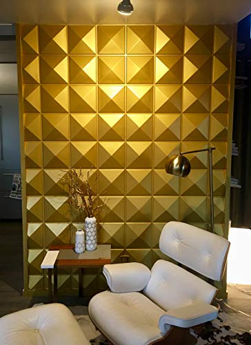 Art3d Decorative 3D Panels in Modern Wall Design, Square, 32 Feet MEGA