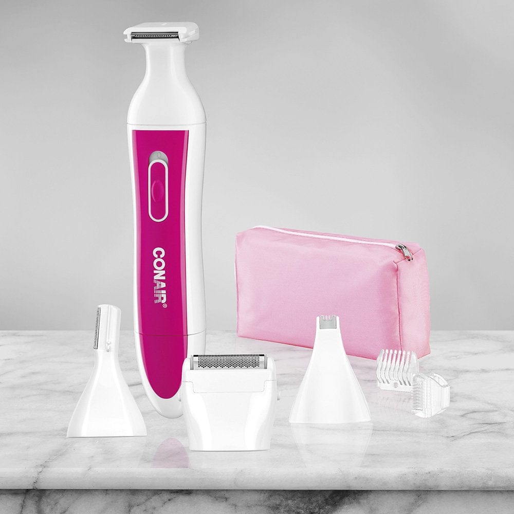 Conair Smooth Ladies All-in-One Personal Groomer, Battery Operated Ladies Shaver, Use Wet or Dry - LPG1N Pie's Variety Store