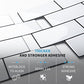 Art3d Peel and Stick Backsplash, 14x12 Subway Tiles, White Faux Ceramic Tiles (10 Tiles, Thicker Version) MEGA