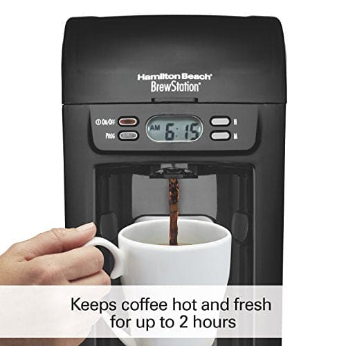 Hamilton Beach 6-Cup Coffee Maker, Programmable Brewstation Dispensing Coffee Machine (48274) Argos Distributors
