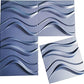 Art3d 32 Sq.Ft 3D Wall Panels, 15+ Patterns Decorative 3D Panels, Blue Wave MEGA