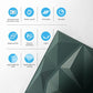 Art3d Textures 3D Wall Panels Army Green Diamond Design for Interior Wall Decor Pack of 12 Tiles 32 Sq Ft (PVC) MEGA