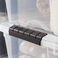 IRIS USA TB Clear Stack & Pull Storage Box, 5 Qt, 10 Count ebuystt