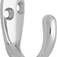 Durable, Elegant, Chrome Single Clothing Hook with Screws, Ideal for use in bedrooms, bathrooms and closets - CHGM086 ebuystt