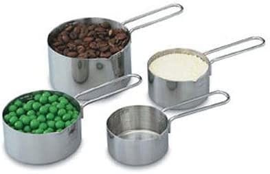 Royal Industries - Set of 4 Stainless Steel Measuring Cups measuring cups are a vital instrument in the kitchen. Royal Industries has an excellent set in its set of 4 stainless steel measuring cups-ROYMCS