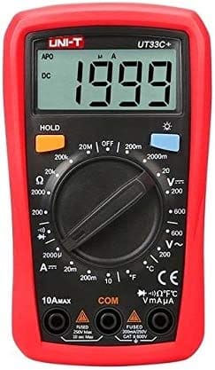 Uni-T UT33C+ Palm Size Digital Multimeter The new generation UT33+ series redefines the performance standards for entry-level digital multimeters. Our innovative industrial design ensures that these products can withstand 2 meters drop-UT33C+