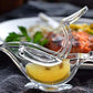 French Lemon Lime Squeezer Juicing has never been so convenient with this adorable crystal clear handheld lemon citrus juicer-FLLS Hannah's Variety Store