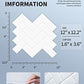 Art3d White Marble Herringbone Peel and Stick Backsplash Tiles (10 Tiles, Thicker Version) MEGA