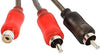 Stinger 2 MALE 1 FEMALE Y ADAPTER INTERCONNECT This Stinger 2M-1F Y Adapter allows you to have two conductors per channel with color identification for ease-of-use-SI12YM