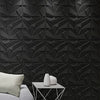 Art3d PVC 3D Wall Panels, Plastic Decorative Wall Tile in Black 12-Pack