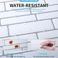 Art3d Thickened Peel and Stick Backsplash Tile Oblong in White, 10 Sheets 12x12in. MEGA